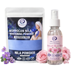 2-in-1 Radiance Duo | Moroccan Rose Water + Moroccan Nila Powder